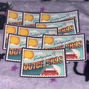 Dutch bros stickers
